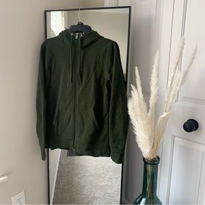 High Neck Zip Hoodie